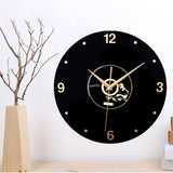 Emoyo,ECY003,Musical,Clock,Black,Album,Clock,Office,Decorations