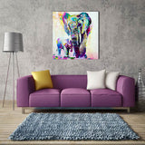 Miico,Painted,Paintings,Animal,Elephant,Paintings,Decoration