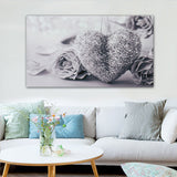45x80cm,Heart,Canvas,Frameless,Paintings,Pictures,Decor