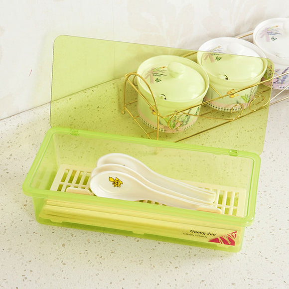 Multifunctional,Plastic,Kitchen,Tableware,Chopsticks,Spoon,Storage,Cover,Water