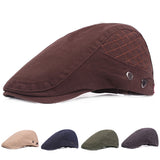 Cotton,Adjustable,Beret,Summer,Solid,Outdoors,Sunshade,Peaked,Forward