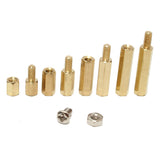 Suleve,M3BH2,120Pcs,Brass,Column,Standoff,Support,Spacer,Pillar,Board