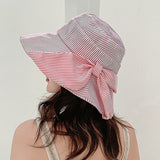 Stripe,Beach,Cotton,Women,Elegant,Multipurpose,Foldable