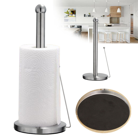 Standing,Paper,Towel,Holder,Stainless,Steel,Kitchen,Suction