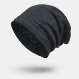Unisex,Velvet,Winter,Outdoor,Casual,Brief,Woolen,Beanie