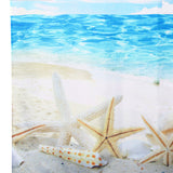 180x180cm,Bathroom,Waterproof,Shower,Curtain,Beach,shell