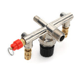 Alloy,Compressor,Double,Outlet,Pressure,Regulator,Valve,Fitting,Valve