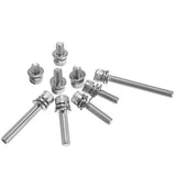 Suleve,M6SH3,50Pcs,Socket,Knurled,Screw,Stainless,Steel,Assortment