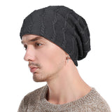 Winter,Cotton,Knitted,Beanie,Causal,Thickening,Windproof,Outdoor,Stretchable