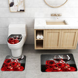 Honana,Bathroom,Waterproof,Shower,Curtain,Flower,Pattern,Bathroom,Toilet,Cover,Pedestal