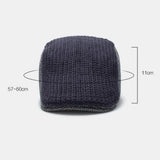 Men's,Fabric,Stitching,Retro,Fashion,Autumn,Winter,Knitted,Beret