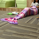 180cm,Flannel,Point,Stripe,Mermaid,Blanket,Office,Crylic,Sleep