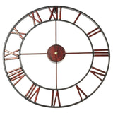 Classic,Large,Metal,Wrought,Clock,Roman,Numerals,Steampunk,Decor