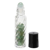 10Pcs,Natural,Clear,Glass,Crystals,Essential,Gemstone,Roller,Balls,Chips,Bottles