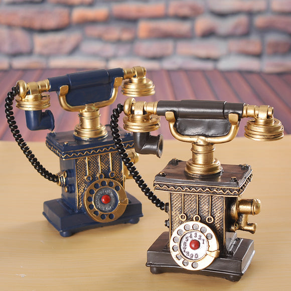 Vintage,Rotary,Telephone,Statue,Antique,Shabby,Phone,Figurine,Decorations