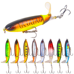 Minnow,Fishing,Rotating,Popper,Topwater,Crankbait,Artificial