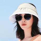 Women,Summer,Outdoor,Travel,Protection,Visor,Empty,Visor