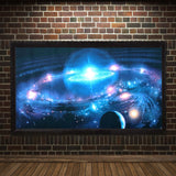 43*24,Andromeda,Galaxy,Stars,Universe,Space,Poster,Decor,Paints