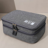 Double,Layer,Waterproof,Digital,Headphone,Charger,Storage,Organizer