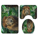 Bathroom,Decor,Shower,Curtain,Tiger,Prints,Polyester