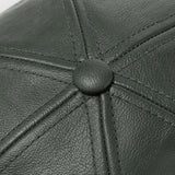 Collrown,leather,Casual,Retro,Personality,Leather,Sunshade,Baseball