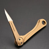 SEEKNITE,Brass,Folding,Knife,Pocket,Survival,Tools,Lightweight,Portable,Utility,Keychain,Knife