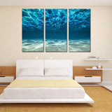 Miico,Painted,Three,Combination,Decorative,Paintings,Light,Seawater,Decoration