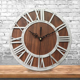 Emoyo,ECY016,Wooden,Craft,Roman,Digital,Clock,Office,Decorations