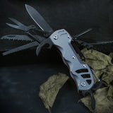 Multifunction,Folding,Knife,Survival,Tools,Scissors,Opener,Carabiner,Screwdriver,Outdoor,Camping,Climbing,Travel