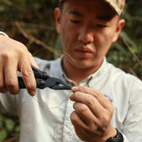OUTDOORS,Stainless,Steel,Fishing,Plier,Multifunctional,Tools,Folding,Plier,Screwdrive,Knife