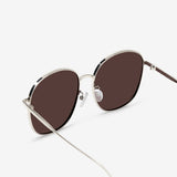 SM110,Polarized,Sunglasses,Metal,Square,Frames,Stylish,Sunglasses,Outdoor,Women,Sunglasses
