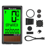 BIKING,Wireless,Solar,Computer,Languages,Waterproof,Backlight,Display,Odometer,Speedometer,Scooter