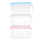 Kitchen,Fruit,Clear,Storage,Fridge,Organizer,Container,Handle