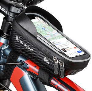 BIKING,6inch,Bicycle,Front,Frame,Waterproof,Phone,Mount,Touch,Screen,Visor,Handlebar