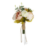 Bride,Holding,Artificial,Flowers,Floral,Wedding,Bouquet,Romantic,Decor,Supplies