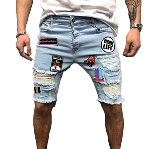 Fashion,Ripped,Short,Jeans,Summer,Cotton,Shorts,Breathable,Denim,Shorts