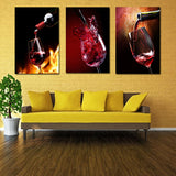 Miico,Painted,Three,Combination,Decorative,Paintings,Glass,Decoration