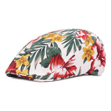 Unisex,Flower,Print,Vogue,Cotton,Beret,Outdoor,Casual,Sunshade,Peaked,Forward