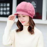 Women's,Thick,Earmuffs,Beret