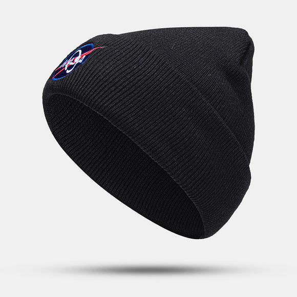 Unisex,Embroidery,Winter,Outdoor,Windproof,Warmer,Thick,Beanie