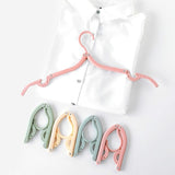 Folding,Travel,Hanger,Portable,Travel,Clothes,Brace,Household,Windproof,Clothes,Hanger,Clothes,Hanger,Plastic,Cloth,Hanger