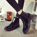 Women's,Rubber,Ankle,Boots,Round,Waterproof,Rainboots,Summer,Martin,Boots,Camping,Walking,Hiking