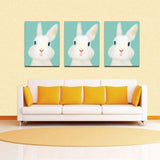 Miico,Painted,Paintings,Cartoon,Rabbit,Paintings,Decoration