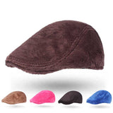 Women,Plush,Painter,Beret,Outdoor,Winter,Gatsby,Newsboy