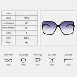 Women,Frame,Square,Shape,Fashion,Trend,Retro,Protection,Sunglasses