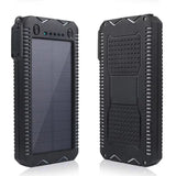 IPRee,12000mAh,Portable,Solar,Charger,Panel,Emergency,Flashlight,Power