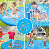 100CM,Outdoor,Inflatable,Water,Splash,Playing,Sprinkler,Family,Funny