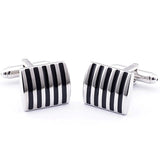 Links,Color,Stripe,Metal,Copper,Enamel,Square,Accessories,Shirt