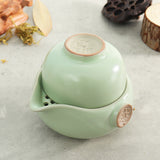 Handmade,Chinese,Travel,Ceramic,Teacup,Carry