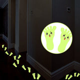 Cartoon,Little,Fluorescent,Stickers,Creative,Stair,Floor,Luminous